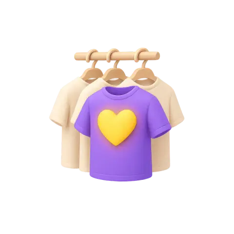 <h3><b>Dein Unikat</b></h3> Personalisierte T-Shirt Designs – jedes Motiv individuell und exklusiv für dich erstellt